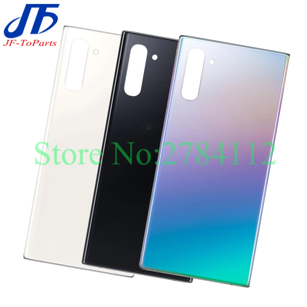 Замена заднего стекла для Samsung Galaxy Note 10 Plus N970 N975 N970F N975F Крышка батарейного отсека