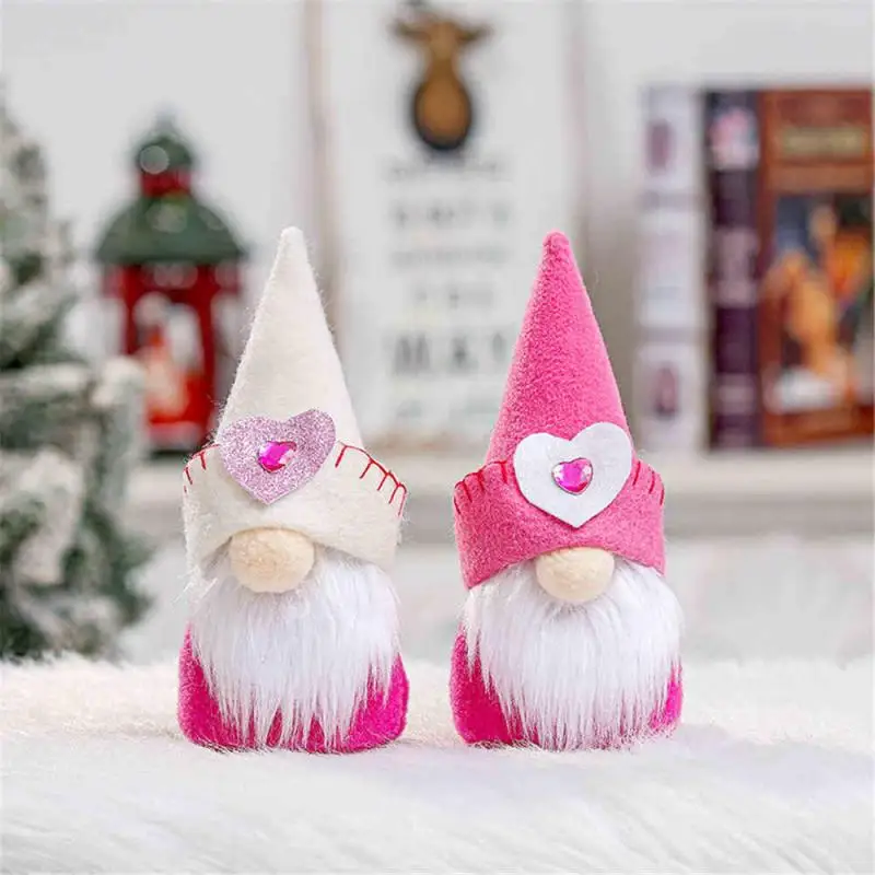 

pink white beard faceless doll easter elf doll party party decoration doll Easter Faceless Doll Ornaments Cartoon Rabbit Doll