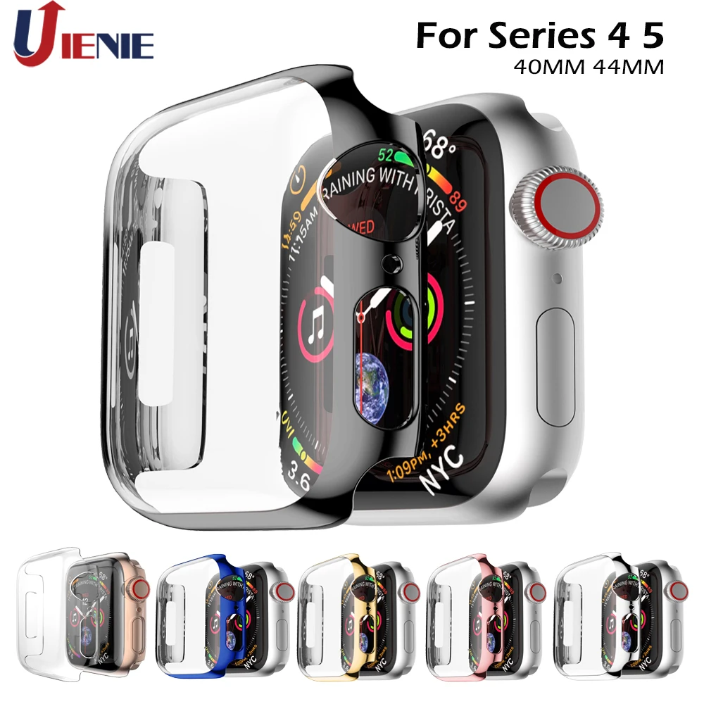 Чехол для часов Apple Watch Series 5 4 чехол ремешка 40 мм 44 тонкий защитный из