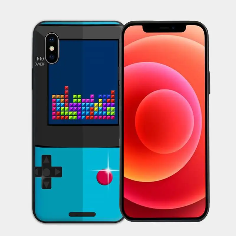 

Classic Games Tetris Silicone Phone Case for iphone 6s 7 8 plus xr xs 11 12pro max mini case