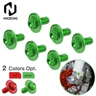 NICECNC 6 шт. Передняя вилка Защитный болт для Kawasaki KX250F KX450F 2005-2018 KX250 KX450 2019-2022 KX125 KX250 KLX300R KLX450R