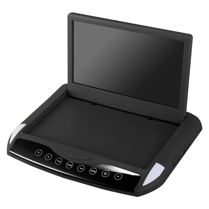 Ультра тонкий 10 1 дюймов крыше автомобиля монитор потолочное крепление флип вниз