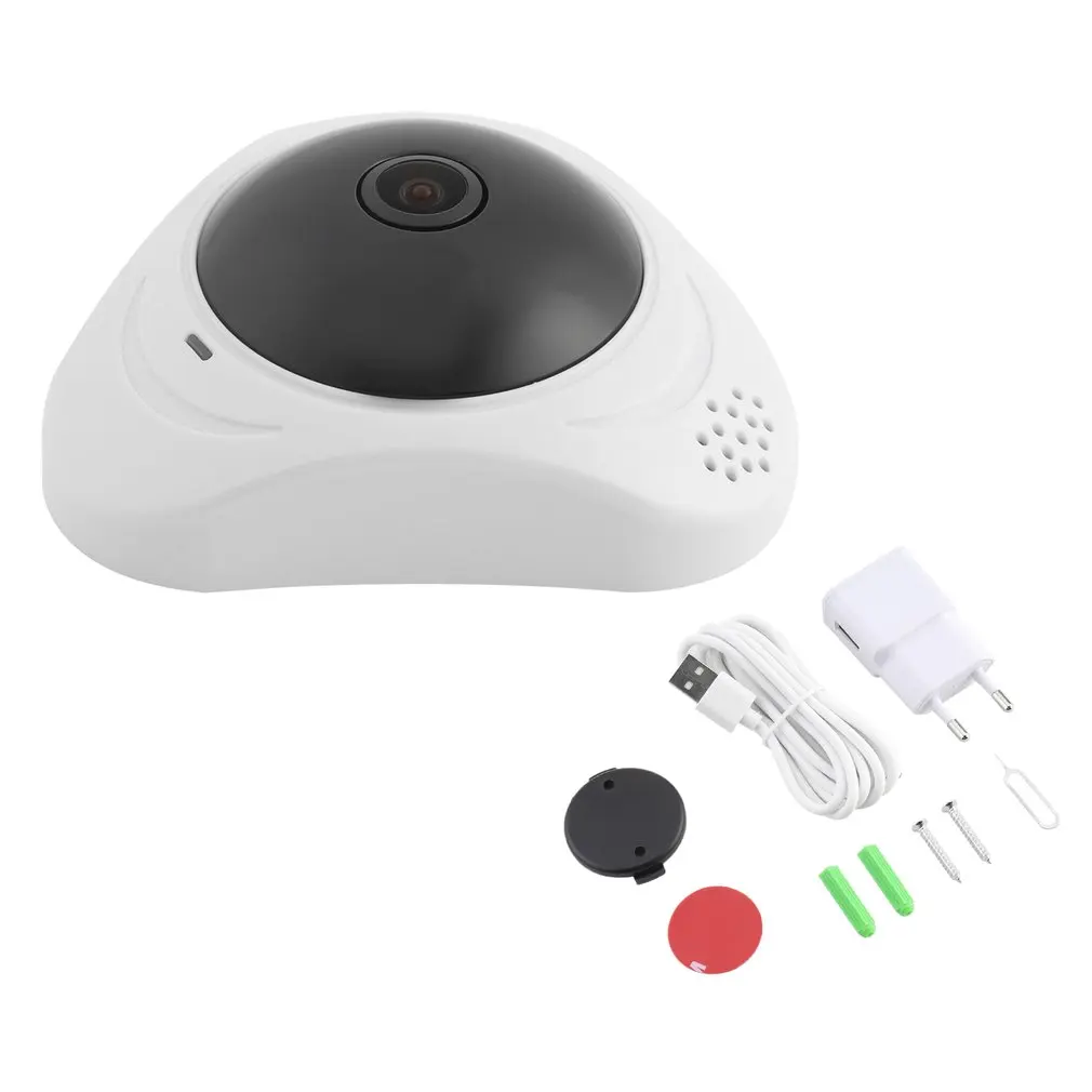 960P VR Wi-Fi 360 градусов панорамная камера с датчиком движения Беспроводная ip-камера