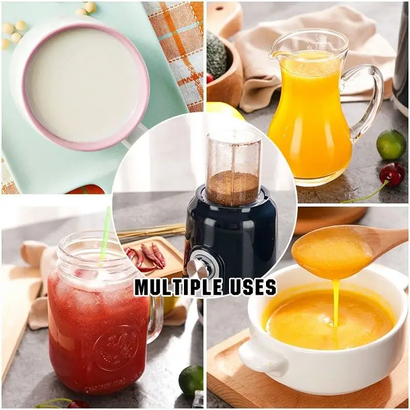 

1.5L Portable Blender Mixer Electric Juicer Machine Table Smoothie Blender Food Processor Personal Juice Blender Cup