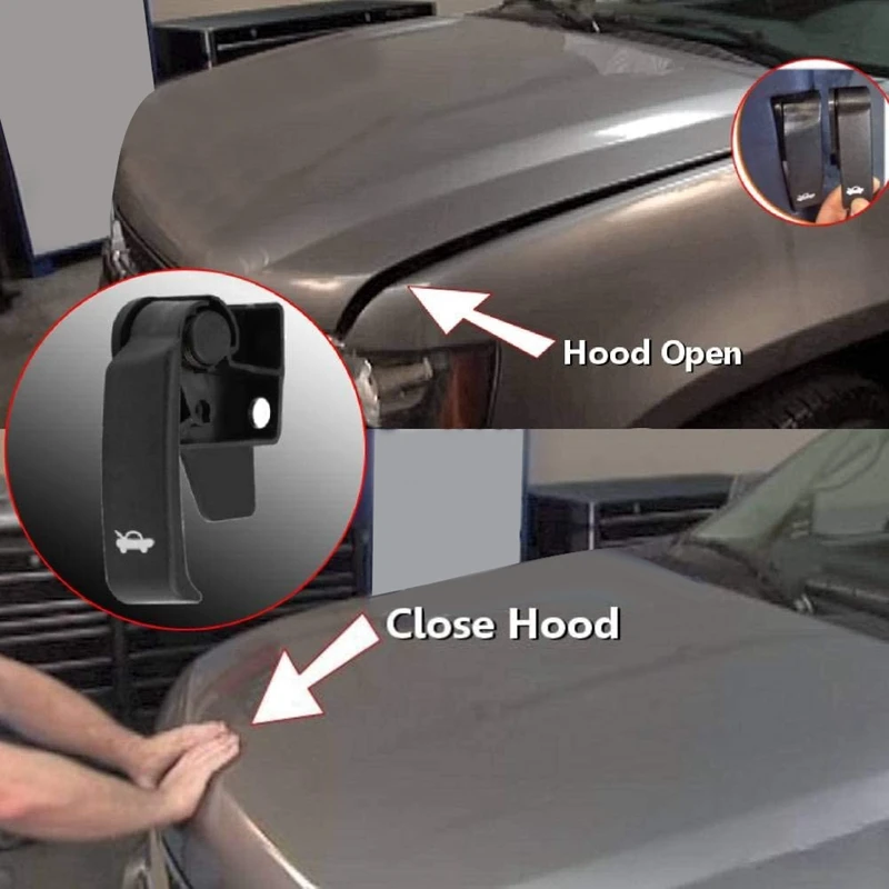 Выдвижная защелка капота выдвижная ручка для 1995 2007 Chevrolet Chevy GMC Cadillac Yukon Silverado