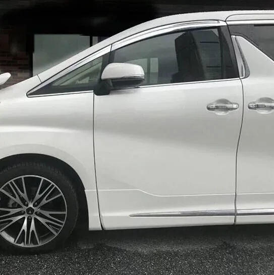 Автомобильный ветровой дефлектор из ABS-хрома для окон кузова автомобиля 4 шт. для Toyota Alphard Vellfire 2016 2017 2018 2019.