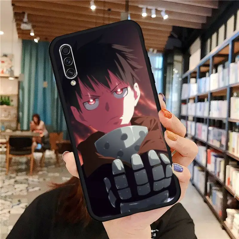 

Fire Force japanese anime Phone Case For Samsung galaxy A S note 10 7 8 9 20 30 31 40 50 51 70 71 21 s ultra plus