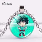 Ожерелье из аниме Моя геройская Академия, кулон All May Midoriya Lzuku Bakugo Katsuki Todoroki Shoto, игрушечное ожерелье, коллекция хобби