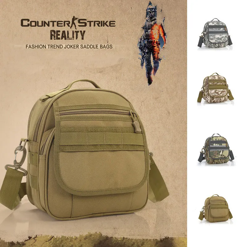 Тактическая сумка на плечо спортивная военная Molle для повседневного