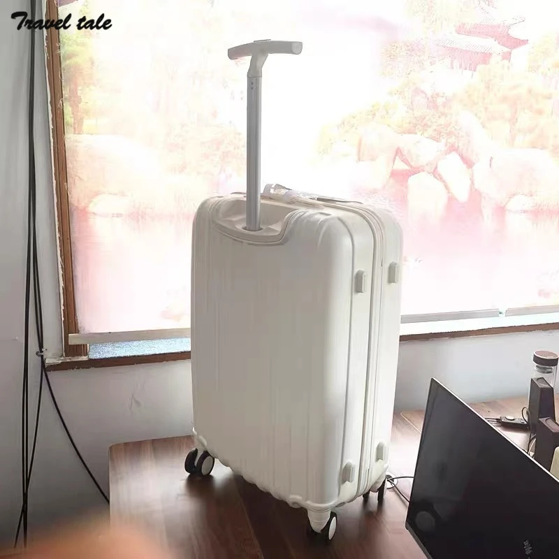 Чемодан из АБС-пластика для путешествий Белый Дорожный чемодан спиннинга и