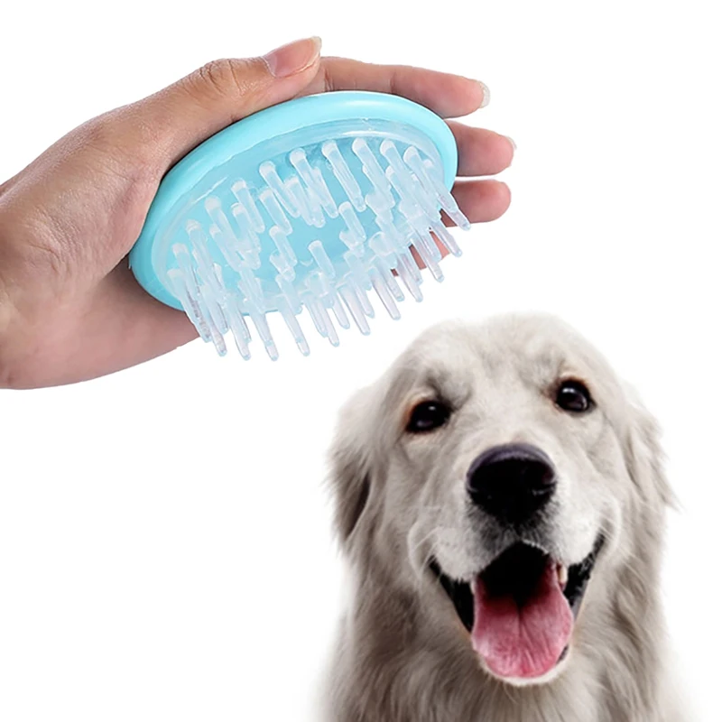 Массажная щетка Товары для домашних животных собака Кот мытья расческа ручной