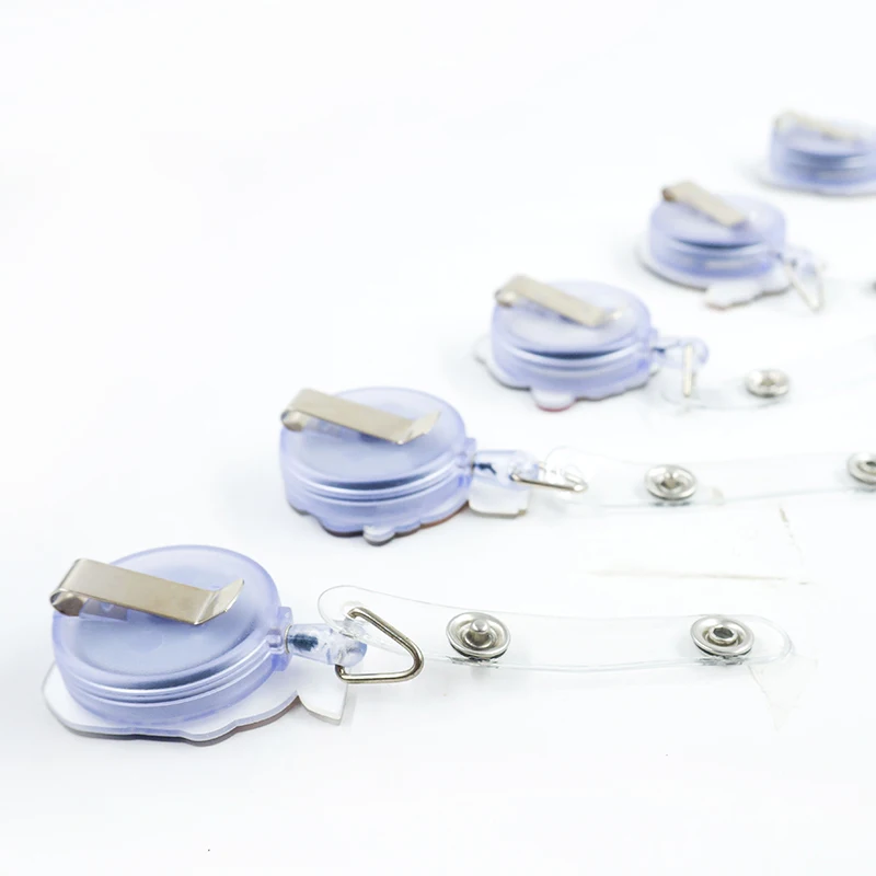 1 шт. держатель для значка с мультипликационным рисунком мини выдвижной значок