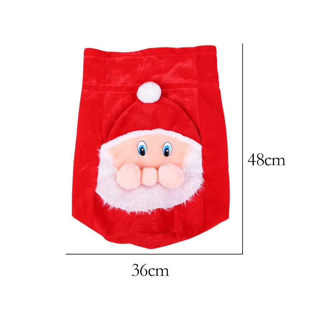 Рождественские подарочные сумки Санта Клауса упаковочные с новогодним
