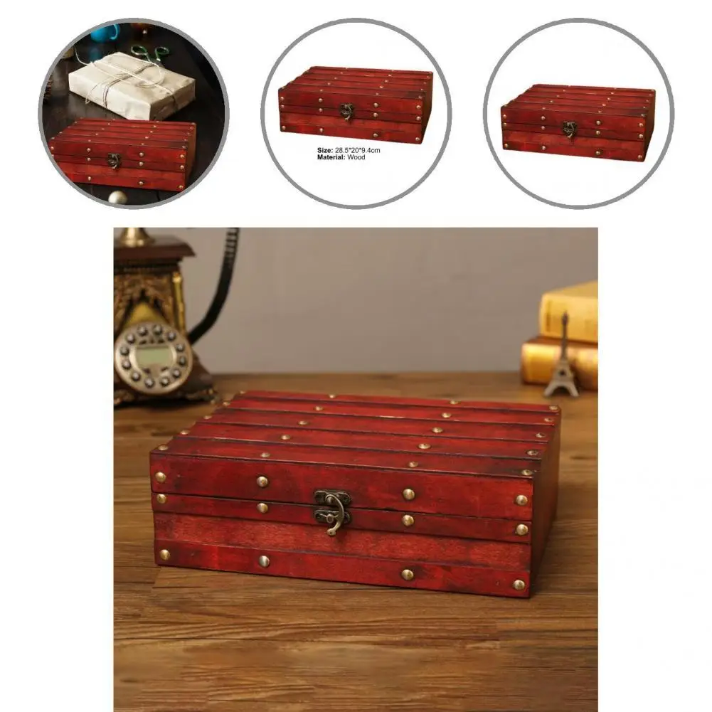 

Eco-Friendly Useful Sundries Storage Case Wooden Storage Holder Sturdy for Living Room