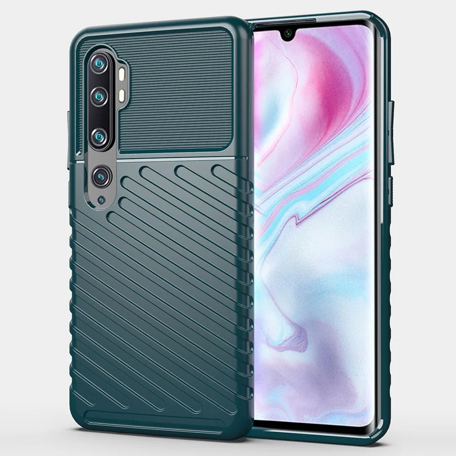 Глобальные чехлы для Xiaomi Mi Note 10 Pro чехол CC9 задняя крышка телефона из углеродного