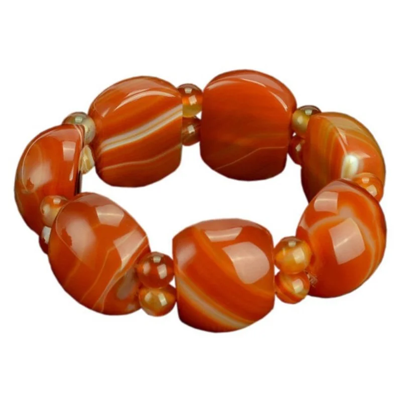 

Новинка, рука с красным агатом для мужчин и женщин, Этническая мода, драгоценности