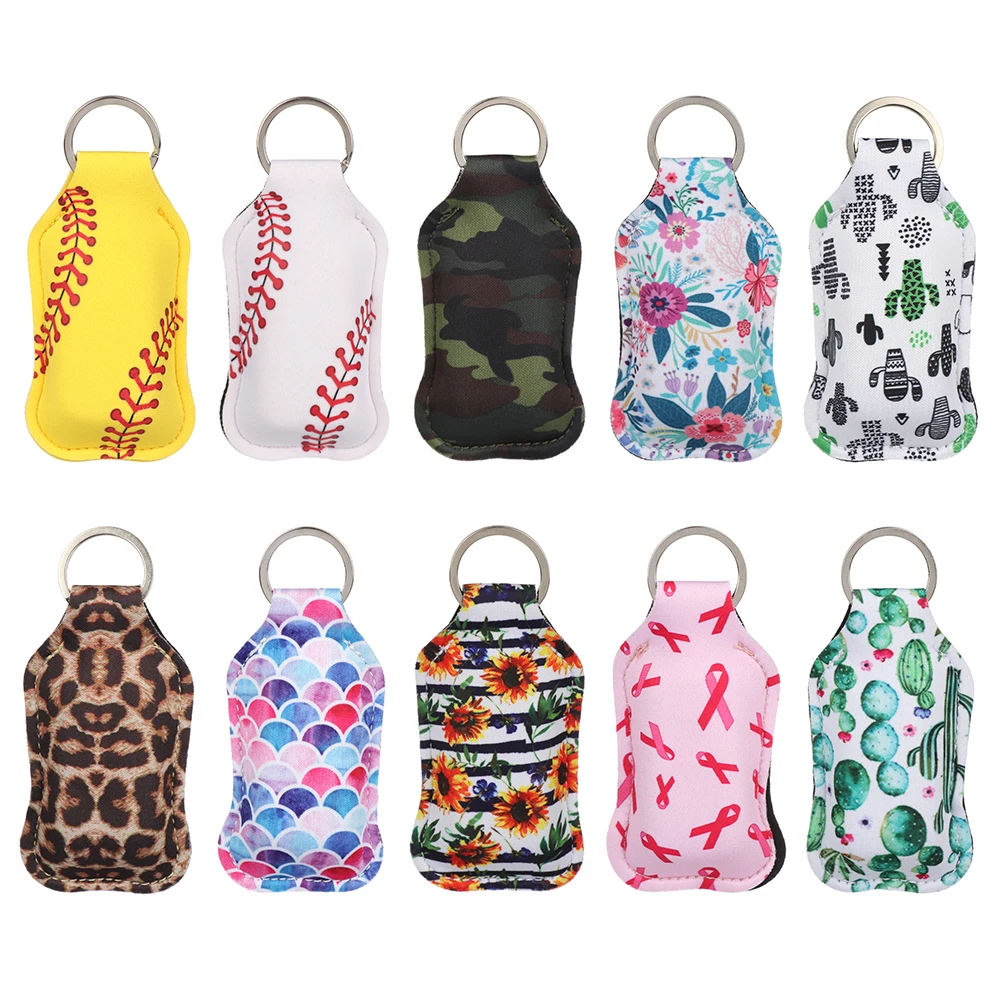 Пустой дезинфицирующий средство для рук 30 мл держатель брелока дорожная бутылка