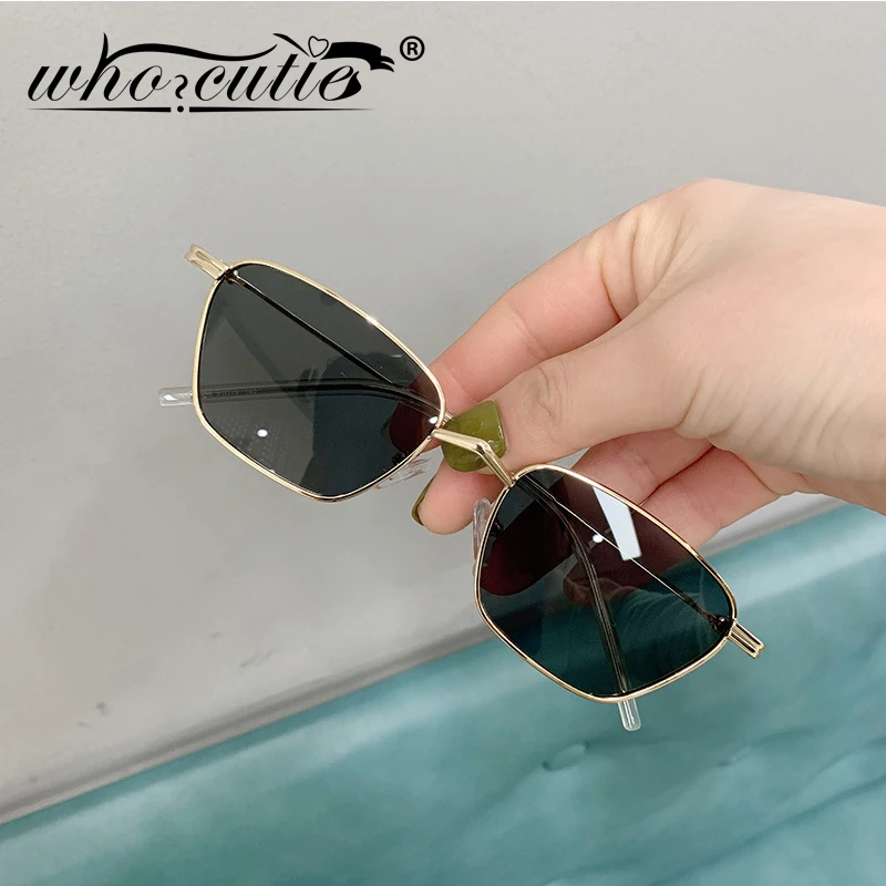 Женские маленькие солнцезащитные очки WHO CUTIE брендовые дизайнерские винтажные