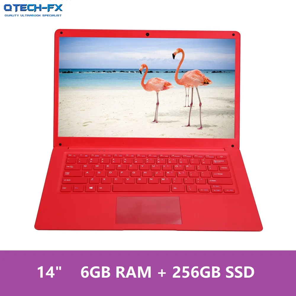 X14-SSD-256RED 1" ноутбук ips 512 ГБ/256 SSD 6 ГБ ОЗУ Windows 10 Быстрый Intel 4 ядра бизнес школа арабский AZERTY Немецкий Испанский Русский Клавиатура - Цвет: X14-SSD-256RED