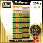 20 штук AG0 щелочные батареи AG0 618 GP379 D379 Кнопка Батарея 379 618 SR521SW SR63 LR521 D379 V379 Кнопка ячейки Батарея