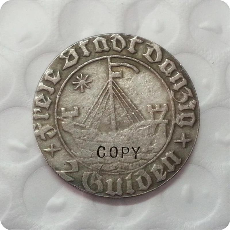Копия копии 1932 Польша 2 Gulden Danzig копия монет | Дом и сад