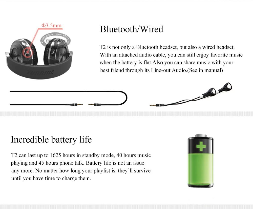 Горячей Продажи Наушники Наушники Bluedio T2 Bluetooth-гарнитура Стерео Беспроводные Наушники С Микрофоном Для Mp3 Mp4