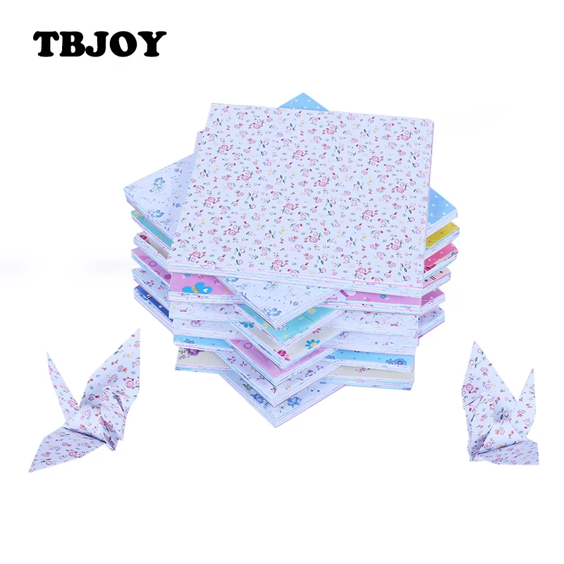 

100 шт./компл. 15*15 см DIY квадратные Цветочные скрапбукинговые подушечки, бумага Оригами, художественная бумага для фона, бумажная карта для изг...