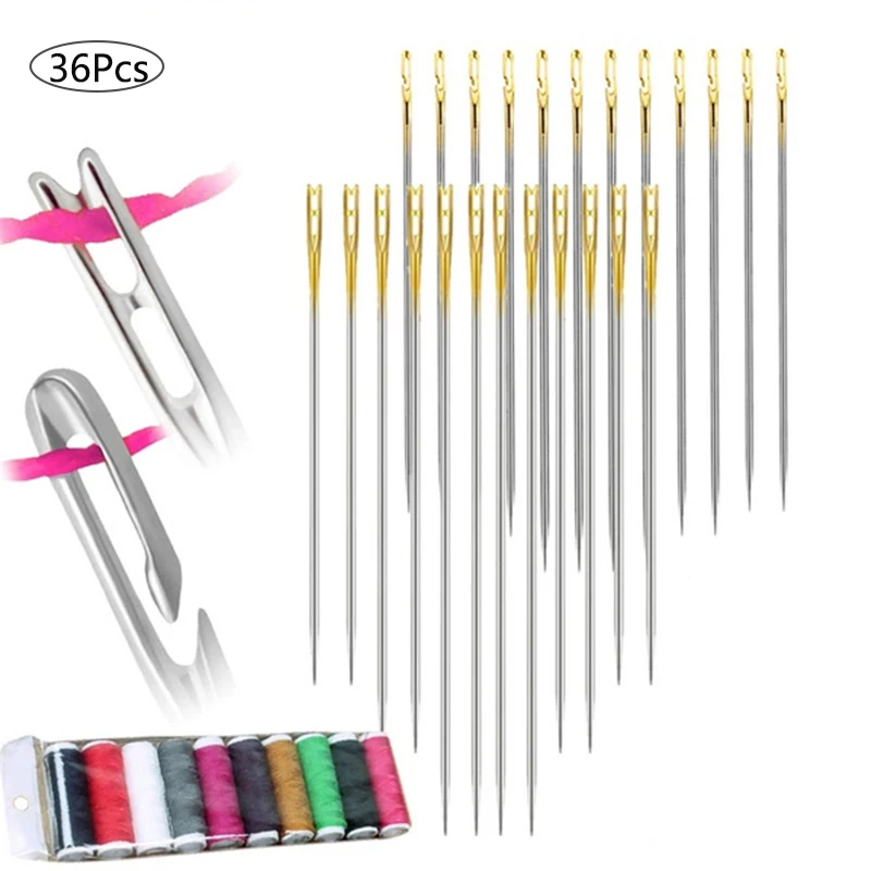 36 шт. изделий используется технология с применением большой иглы глаз швейная