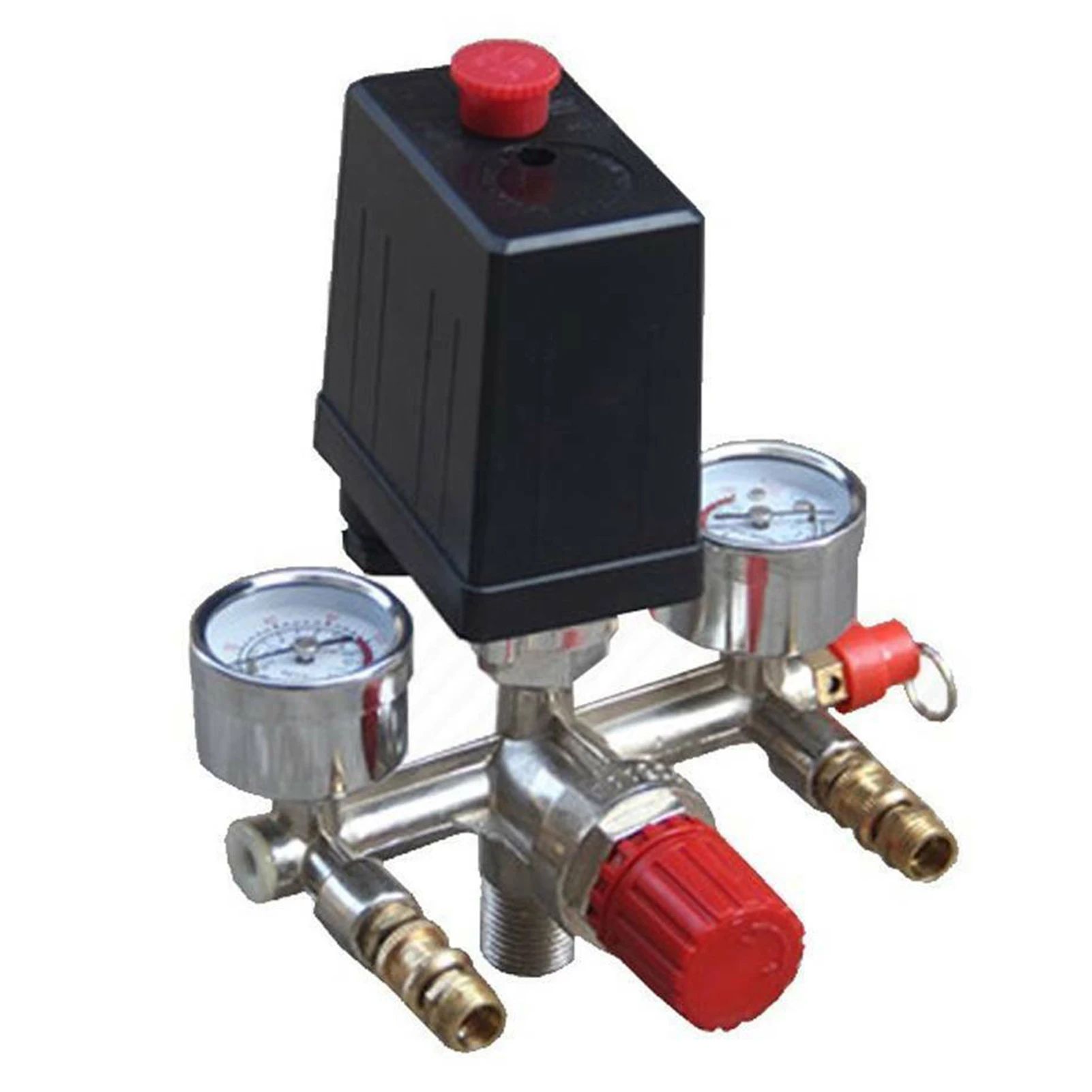 Professional Pressure Guage 230V Switch Air Valves Intake Manifold Compressor Control Regulator Gauge Set | Обустройство дома