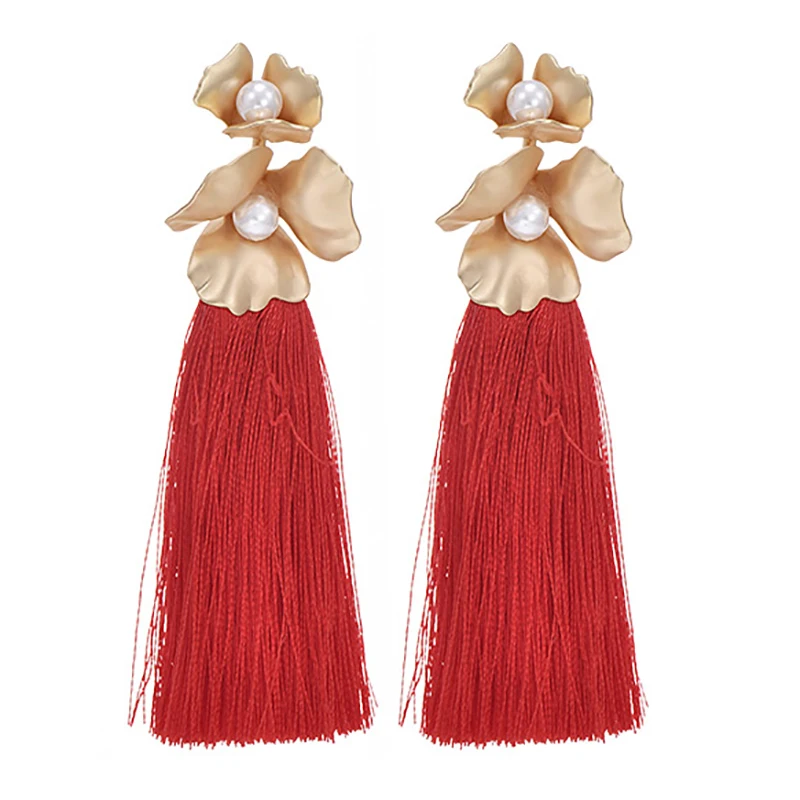 ZHINI 2020 модные серьги с имитацией жемчуга для женщин новые богемные этнические