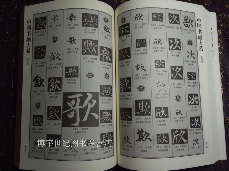 The Dictionary For Regular Script Calligraphy Chinese Book Kai Shu 420pages | Канцтовары для офиса и дома