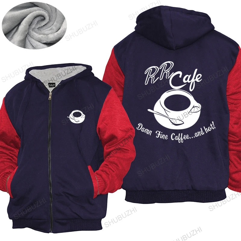 

Homme hoodies winter men thick hoody Twin Peaks hoodies - Damn Fine Coffee! David Lynch Cult TV Mens thick hoody Euro size TOPS