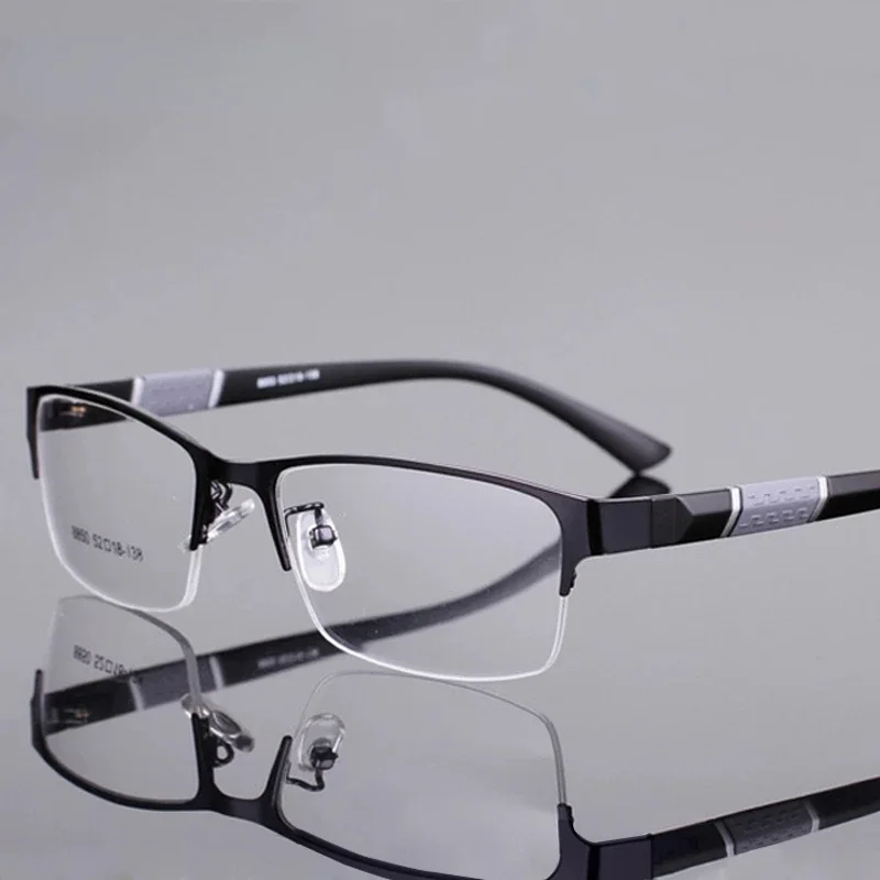 

Очки для чтения для мужчин и женщин, мужские высококачественные Полуободковые очки с диоптриями, деловые мужские очки для дальнозоркости + 1...