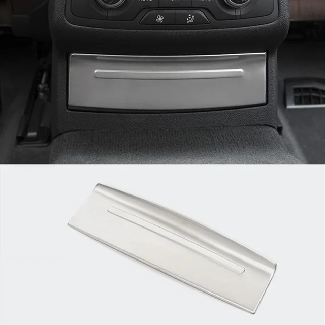 Cigarette Lighter Автомобильный Стайлинг консоль CD панель переключения передач декоративная крышка воздуха на выходе рамка наклейки для Audi A7 A6 C7 задняя панель прикуривателя - Название цвета: Cigarette Lighter