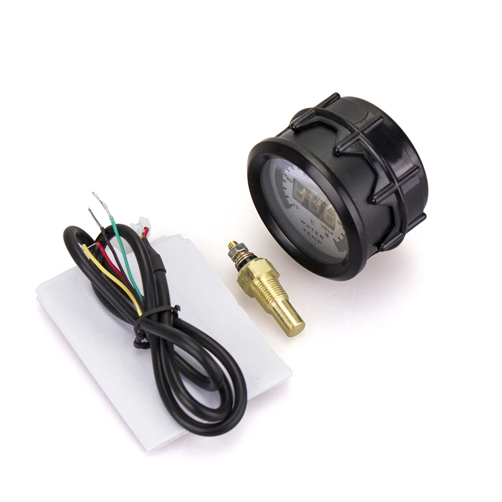 Автомобильный измеритель температуры воды 2 &quot52 мм + вольтметр в 1 светодиодный с