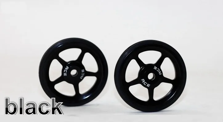 Легкие колеса 2 шт Easywheel для Brompton складной велосипед сплава супер легкие колеса