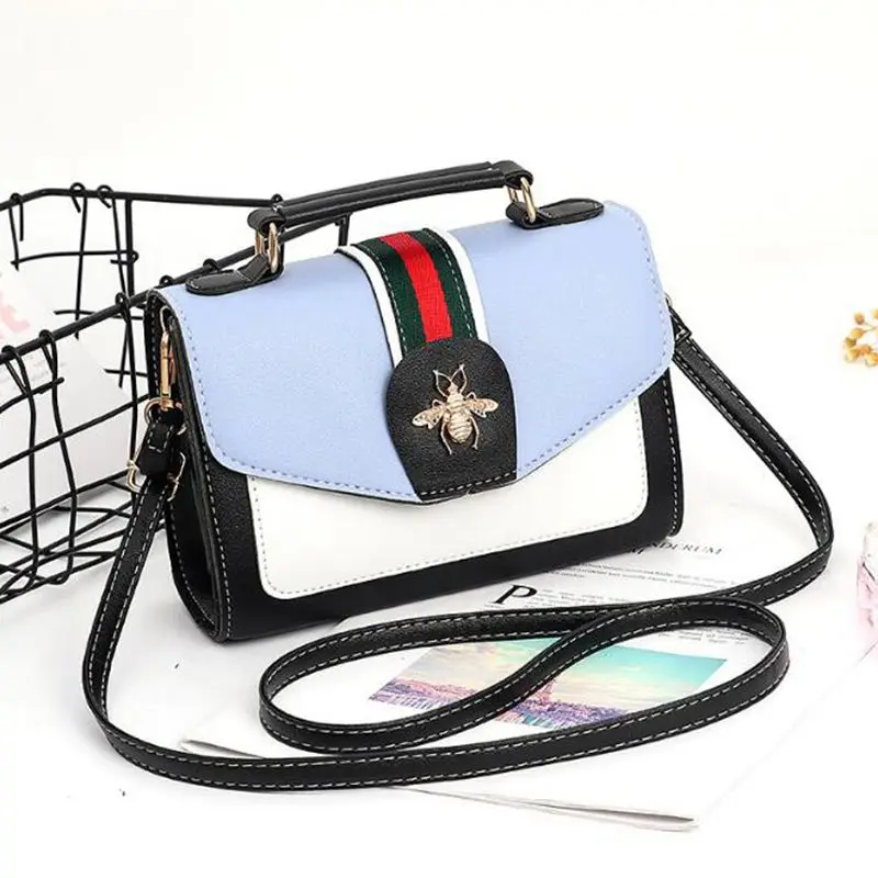 

2021 Women Fashion Mini Shoulder Messenger Bag Famous Brands Female Handbag PU Leather Crossbody Bags Little Bee Hand Bags