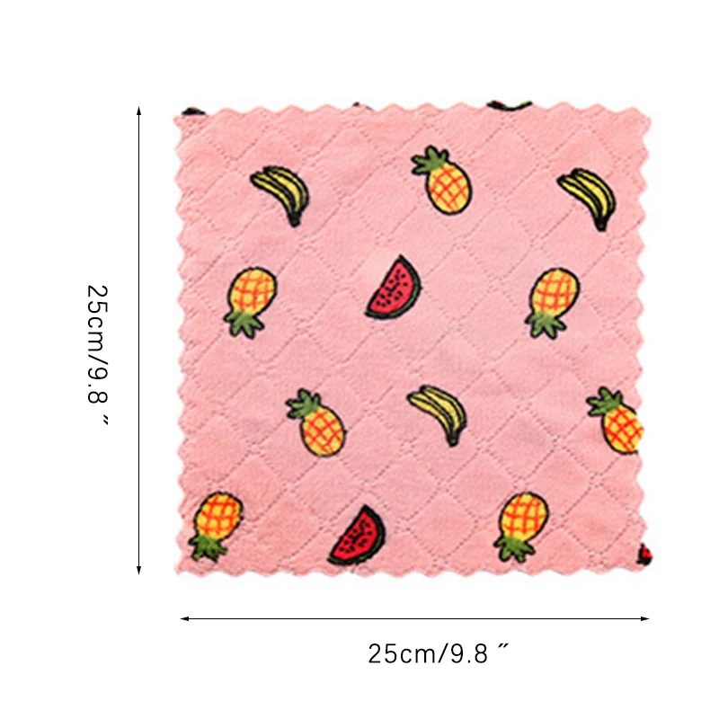 Мягкие чистящие полотенца из микрофибры тряпка для кухонной посуды