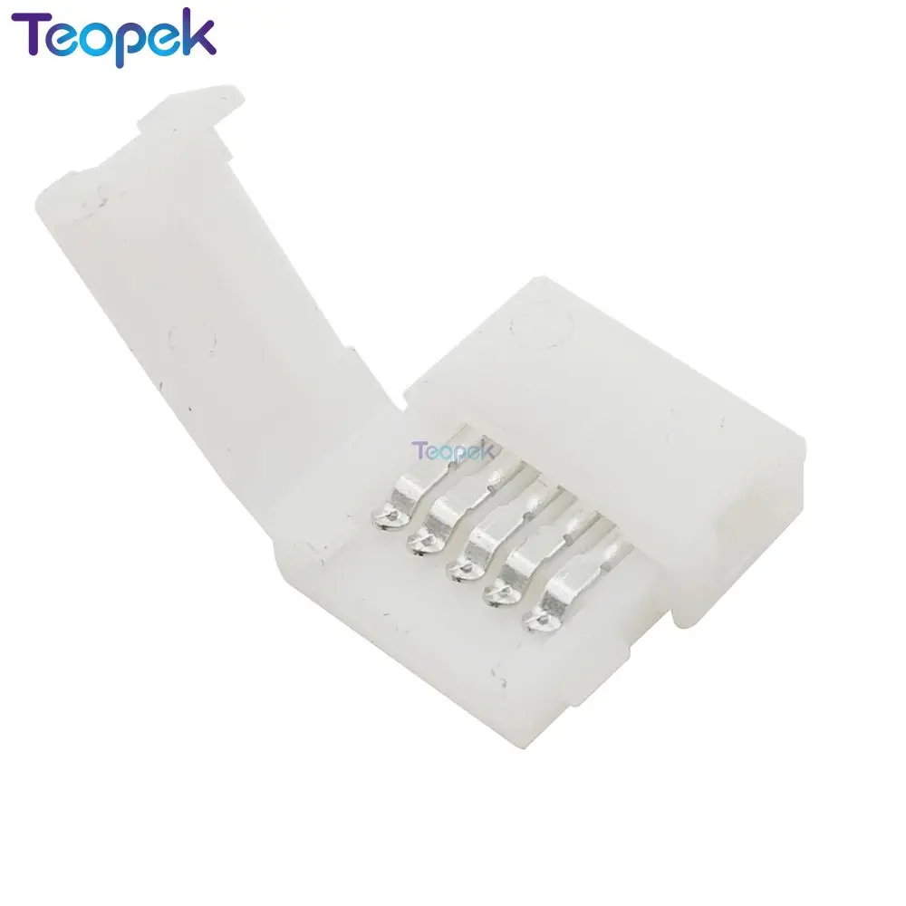 Разъемы для светодиодной ленты 2Pin 3Pin 4Pin 5Pin 6Pin 8mm 10mm 12mm Strip to Solderless FPC Snap Down Clip 10
