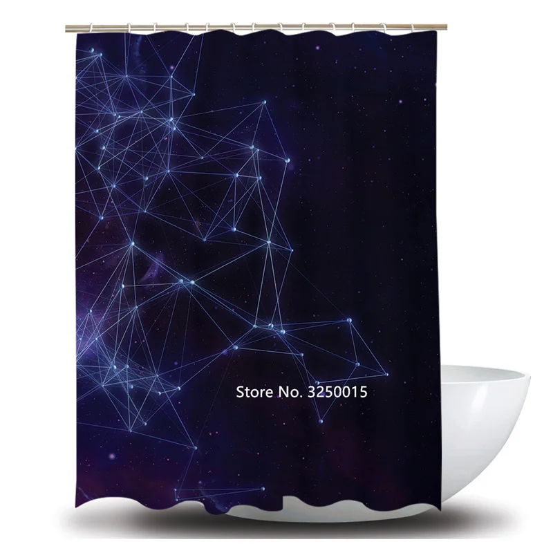 

Продажа Красивых занавесок для душа с ночным небом Красная слива китайская чернильная картина для ванной комнаты украшение для дома