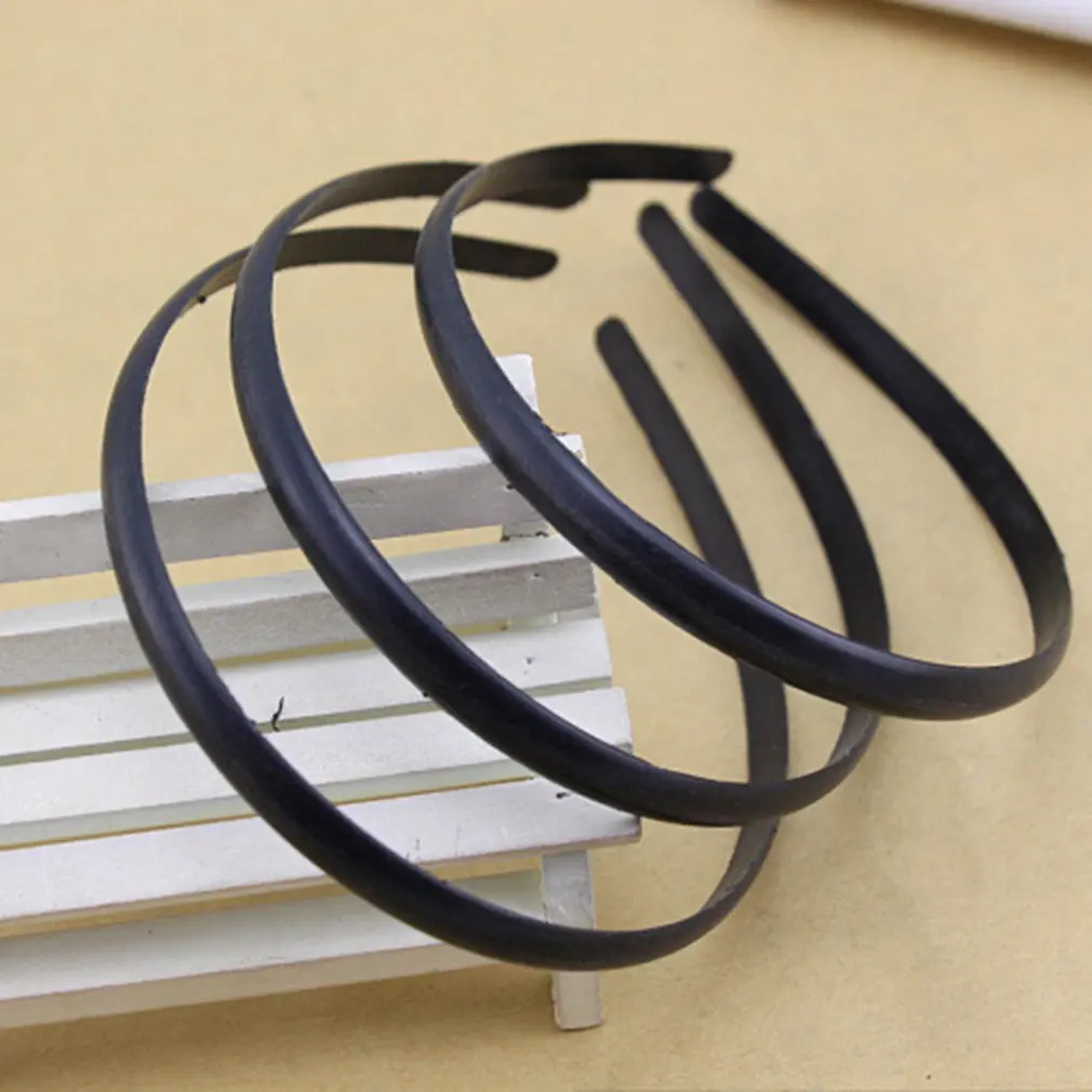 

Black Painted Plastic Headband Double Row Long Tooth Short Tooth Hair Band Flower Heart Shape Square Headband