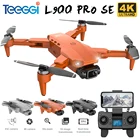 TEEGGI L900 Pro 4K HD Двойная камера с GPS 5G Wi-Fi в режиме реального времени бесщеточный двигатель с дистанционным управлением 1,2 км Профессиональный Дрон