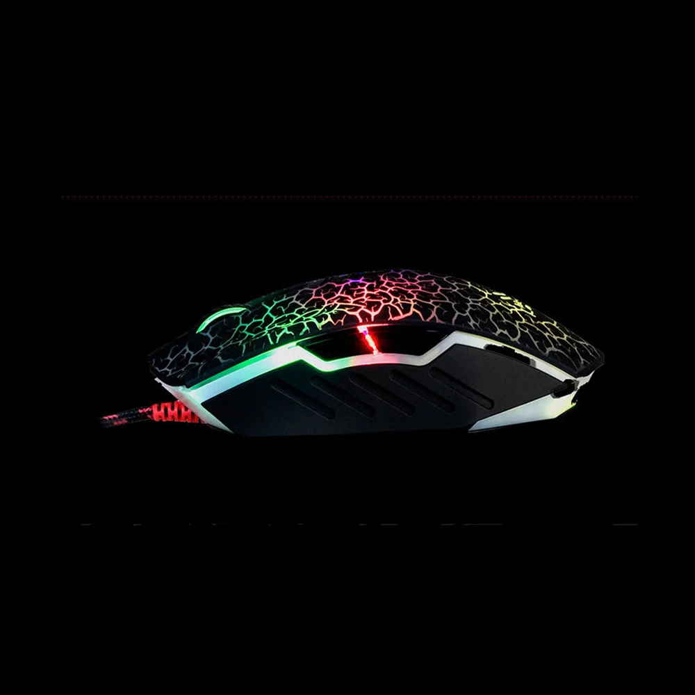 

For A70 4000DPI USB Optical Sensor Gaming Mouse Colorful Wired Mice For PC Laptop