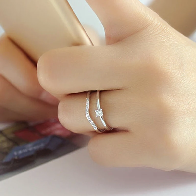 LYNNE ювелирные изделия Новинка 925 Стерлинговое Серебро открытое регулируемое AAA