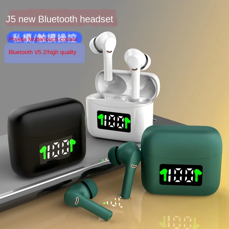 Горячая Распродажа беспроводная bluetooth гарнитура J5 с двумя ручками новый TWS