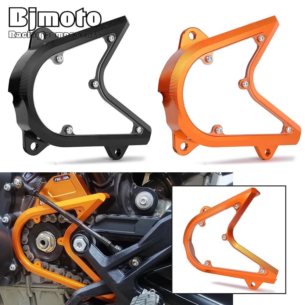 

CNC алюминиевая защитная крышка передней звездочки мотоцикла для 790 ADV 2018 2019 2020 цепь guaudi Coverb черный оранжевый