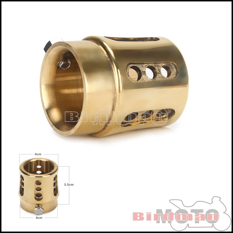 

Motorcycle 1.75" Brass Old School Muffler Exhaust Pipe End Tip Cap For Harley Bobber Chopper Suzuki Yamaha Custom Cafe Racer
