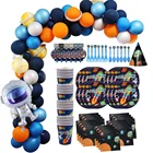 Воздушные шары с солнечной системой, украшение для вечеринки, Вселенная, галактика, космическое пространство, товары для детского дня рождения, украшение планеты