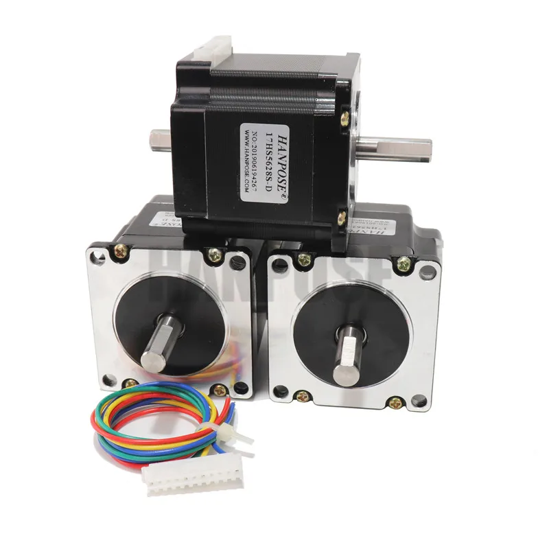1 шт. NEMA 23 CNC шаговый двигатель 57 мотор 2.8A 126N. См D = 8 мм Nema23 CNC Маршрутизатор Гравировальный фрезерный станок 3D принтер