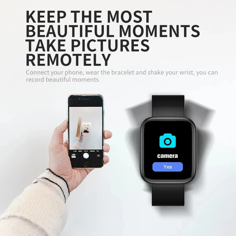 

OTTWN X21 IP67 Weterproof Smart Watch Touch Screen Heart Rate Monitoring Fitness Tracker Pedometer Men and Women Smart Watch